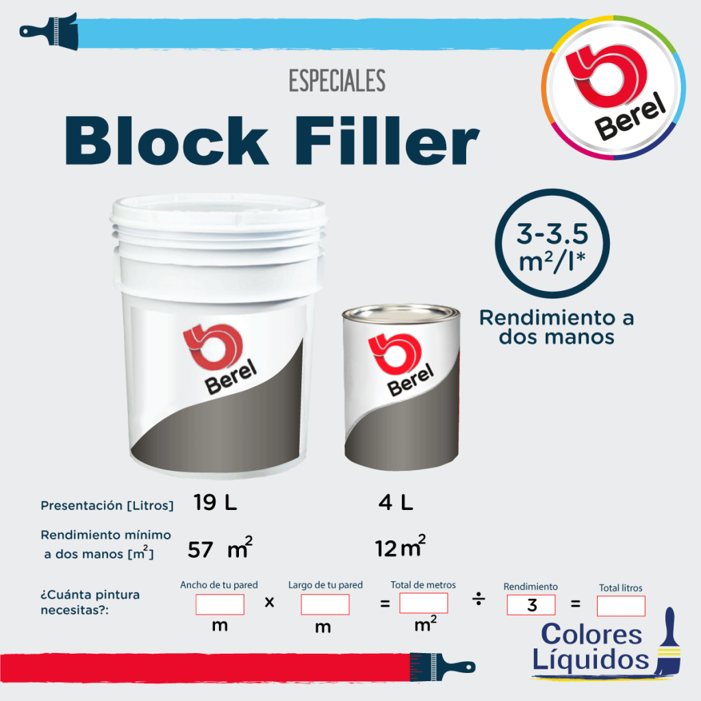 BLOCK FILLER Colores Liquidos